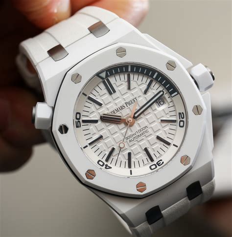 white ceramic audemars piguet|audemars piguet ceramic chronograph.